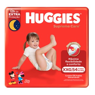 Fralda Huggies Supreme Care XXG 54 Unidades