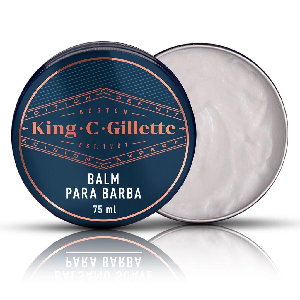 Balm para Barba King C. Gillette 75ml em Oferta na Shopee