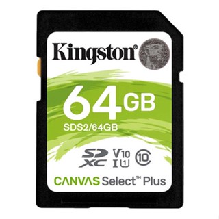 Cartão Memória SDXC 64GB Canvas Slect Plus 100MBs Kingston