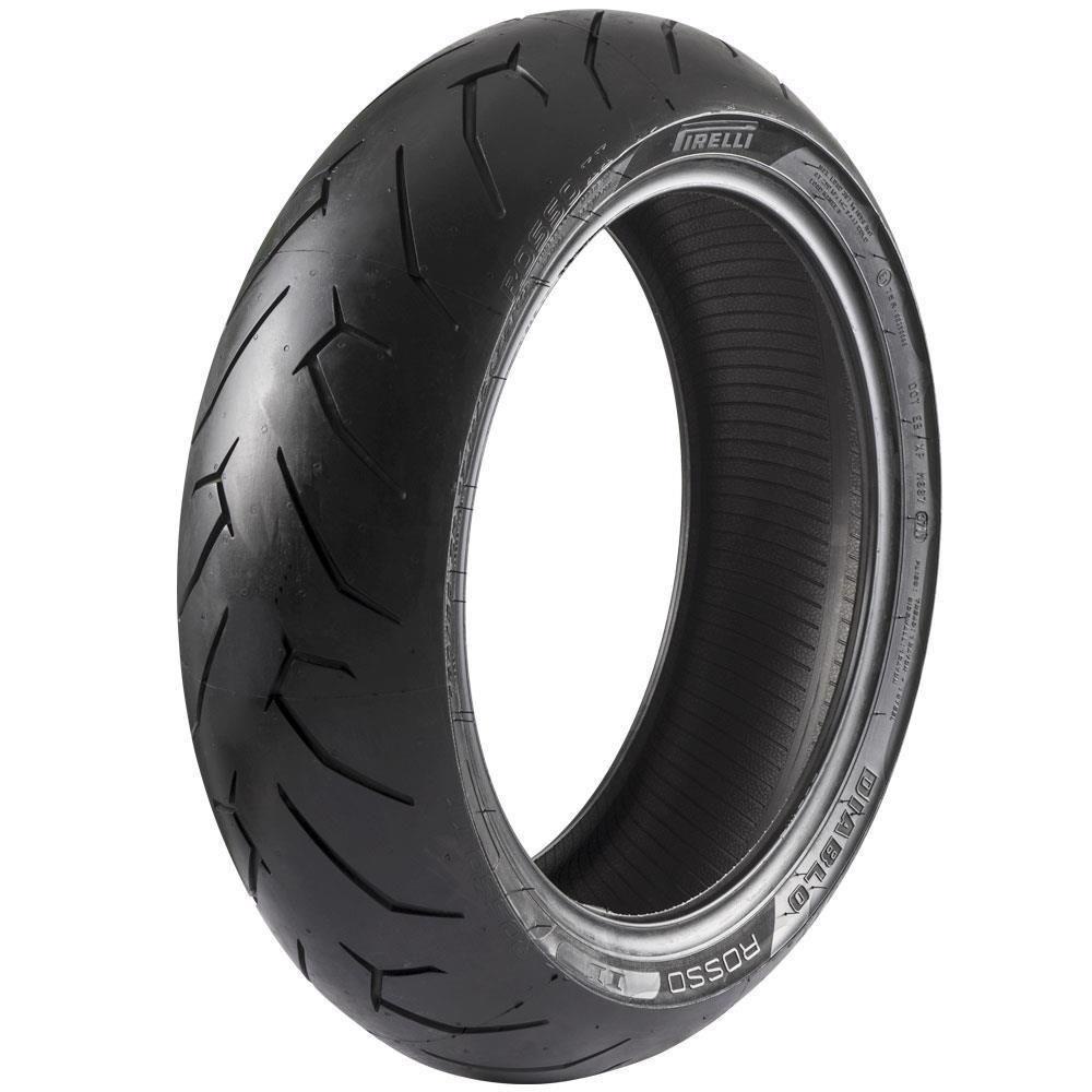 PNEU PIRELLI DIABLO ROSSO II 180-55-17 ZR 73W TL TRASEIRO HONDA CBR 60