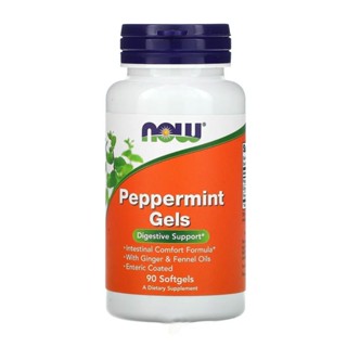 Now Foods PEPPERMINT GELS 90 SGELS ENTRIC 4727