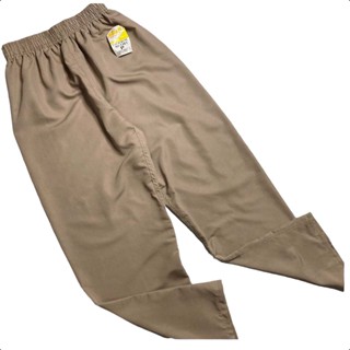 Calça de Tactel cor Caqui /Bege /Lisa sem Bolso/ Trabalho