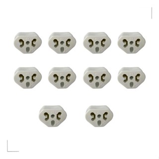 10 PEÇAS Pino Adaptador Bob Love Multi Furos Universal Bivolt