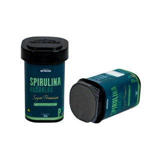 Spirulina Extrusada Grânulos P Super Premium Nutricon 50g em Oferta na Shopee