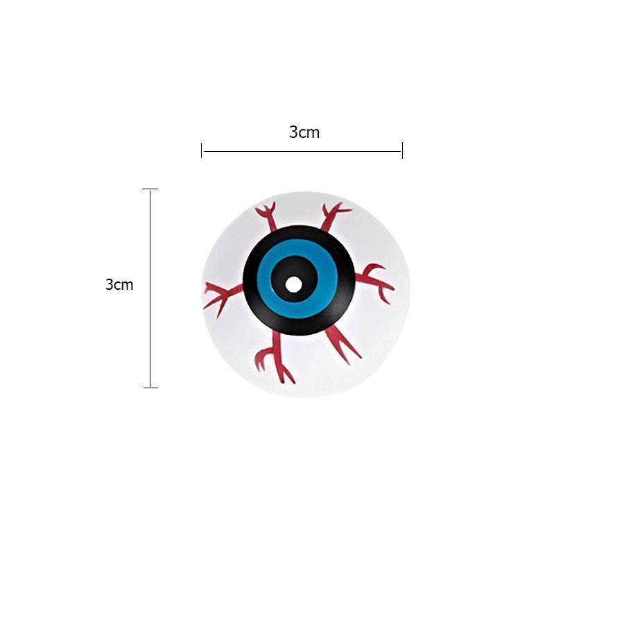 Enfeite Decorativo Halloween - Olhos Azuis - 6 unidades - Rizzo · foto 2