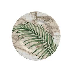 Conjunto com 6 Pratos de Sobremesa Indica Ø21cm Cerâmica Alleanza