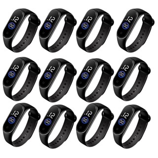 KIT 30 Relógios PRETOS Revenda Atacado Digital Aprova Agua Led t