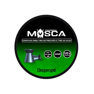 Chumbinho Mosca 5.5mm 14.35 Grains 125un - Dispropil em Oferta na Shopee