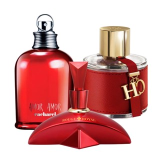 Kit 3 perfumes - Amor Amor - Rouge Royal - CH - exclusivo cada