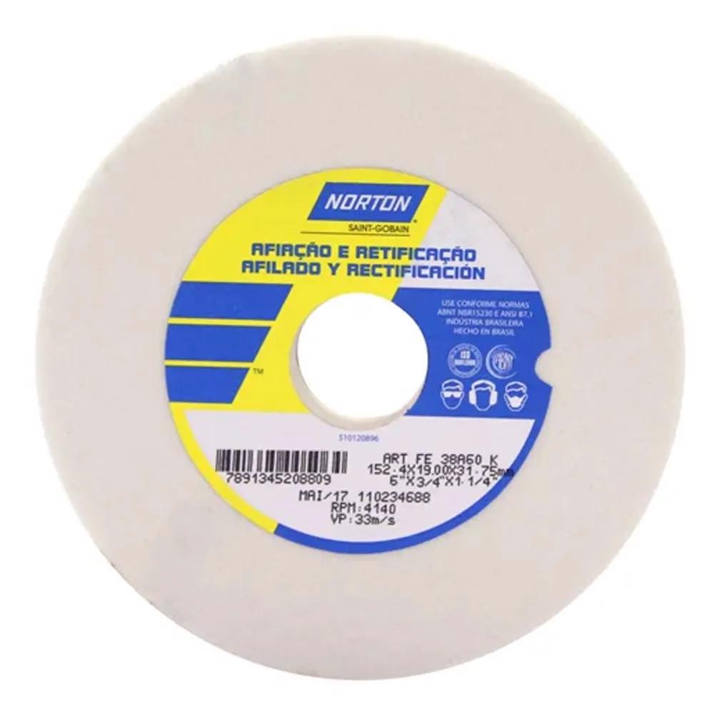 Rebolo Branco 6 X 3/4 X 1.1/4 NORTON