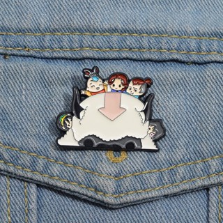 Filme O Último Appa Airbender E Aang Cartoon Animação Personagem Brochura Metal Badge Vestuário Acessórios Esmalte Pin Jóias Presente