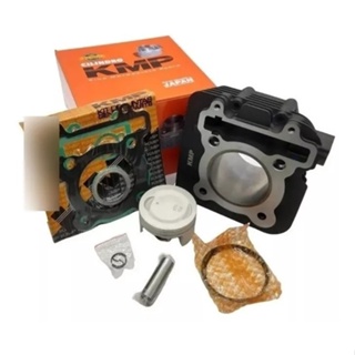 Kit Cilindro Motor Pistão Anéis Juntas Fazer 250 Blue Flex em Oferta na Shopee