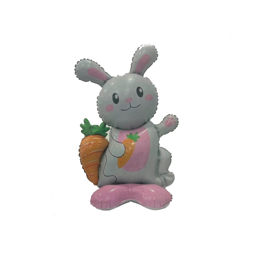 Balão de Festa Metalizado 21" 54cm - Mini Coelho - 1 unidade - Rizzo em Oferta na Shopee