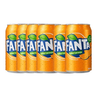 Kit 6 Refrigerante Fanta Laranja Lata 350ml