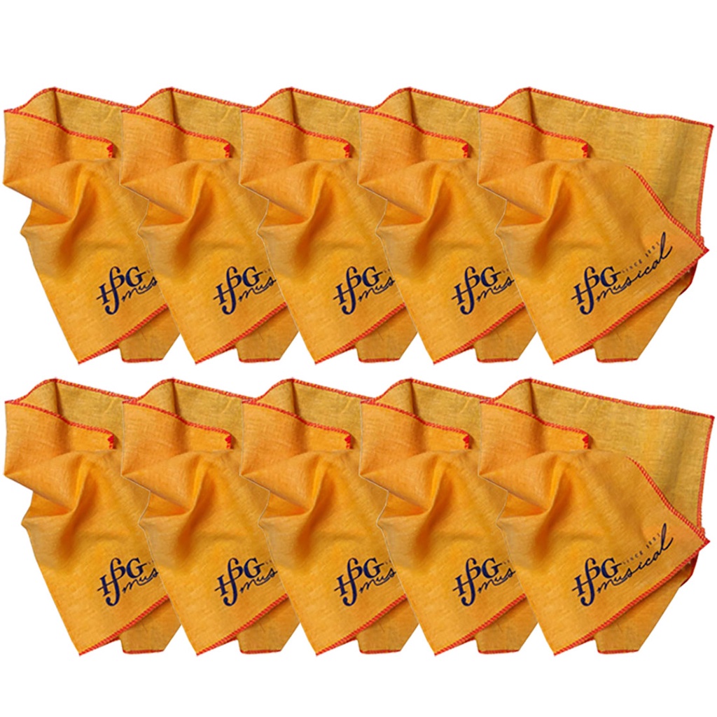 Flanela HPG Musical Algodão Limpeza Violino Violão Violoncelo kit 10