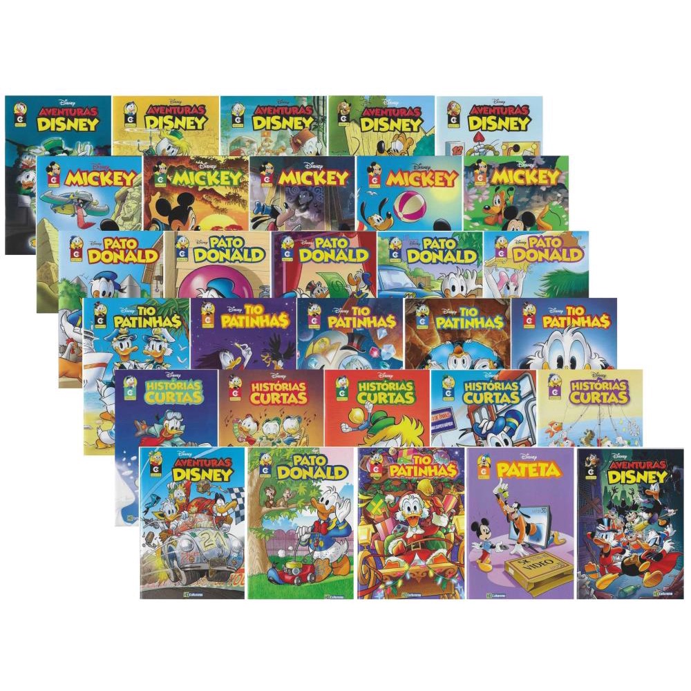 Gibi Disney Kit com 30 Unidades Sem  Repetição