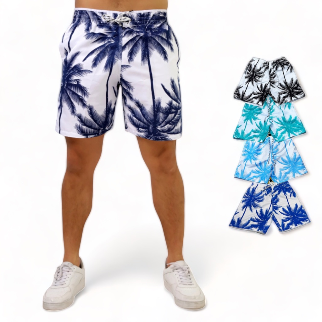 Shorts Bermuda Tactel Praia Muricinho Masculina COQUEIRO 2 400