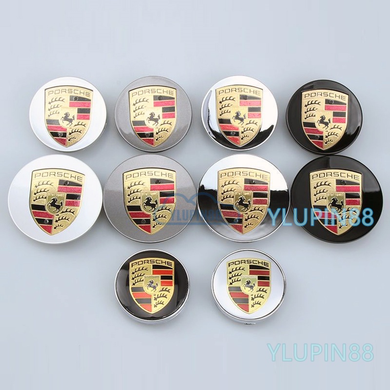4pcs Porsche Carro Centro Da Roda Tampas De Cubo 60 65 76mm Emblema De Aro Adesivo Deacls Para Macan Panmaera Cayenne em Oferta na Shopee