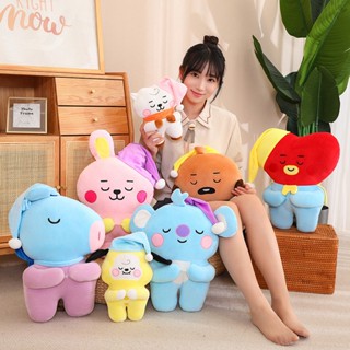 30/40/50cm Lovely Sleeping BTS Brinquedo De Pelúcia Recheado TATA COOKY RJ CHIMMY Plushies Bonecas Estilo Coreano Presentes De Aniversário