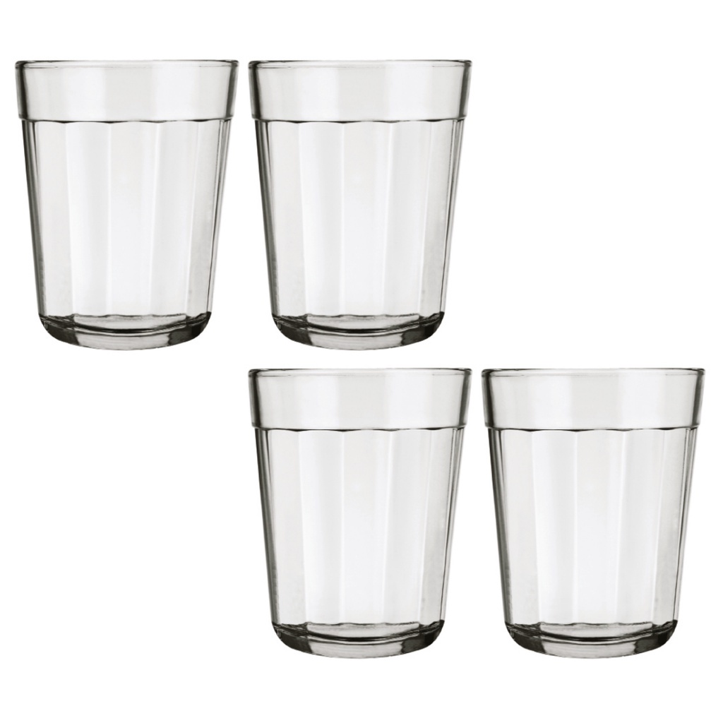Mini Copos Americano de Vidro Dose Cachaça Shot Tequila 4Un
