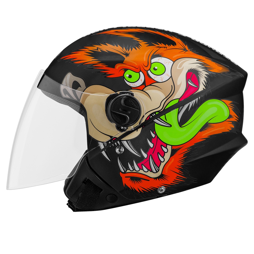 Capacete Moto Aberto Feminino Masculino New Liberty 3 Coyote Fosco Pro Tork Viseira Transparente