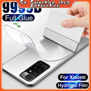 Película traseira transparente para Xiaomi MI 12 11 pro 11 Lite 11T 10t 9T Poco X3 GT M4 M3 X4 X3 F2 pro F3 NFC Redmi Note 11 12 Pro 12S 11S 10 10s 9s 9 8 7 Pro Redmi 10 9 9T 9A 8A K40