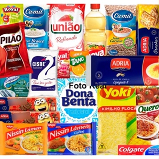 Cesta Basica Completa Produtos De Marca Doação 21 Itens em Oferta na Shopee