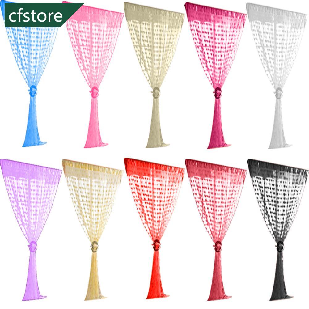 Romântico Colorido Linha Padrão De Amor Cortinas De Cordas Janelas De Casa Para Ornamentos De Sala De Estar P8S4 em Oferta na Shopee