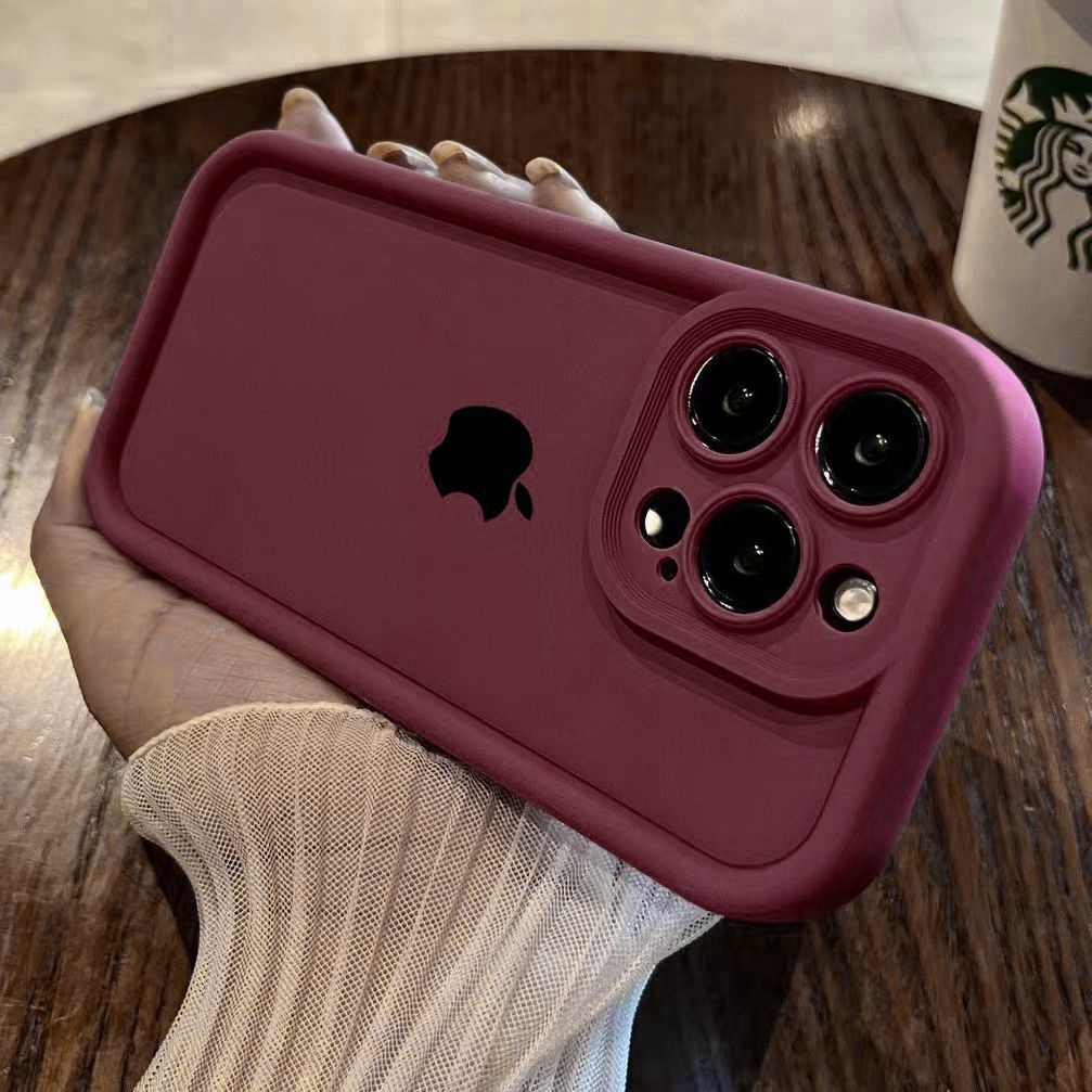 Capa De Telefone TPU De Cor Sólida Para IPhone 16 15 14 13 12 11 Pro Max 14 15 16 Plus À Prova De Choque