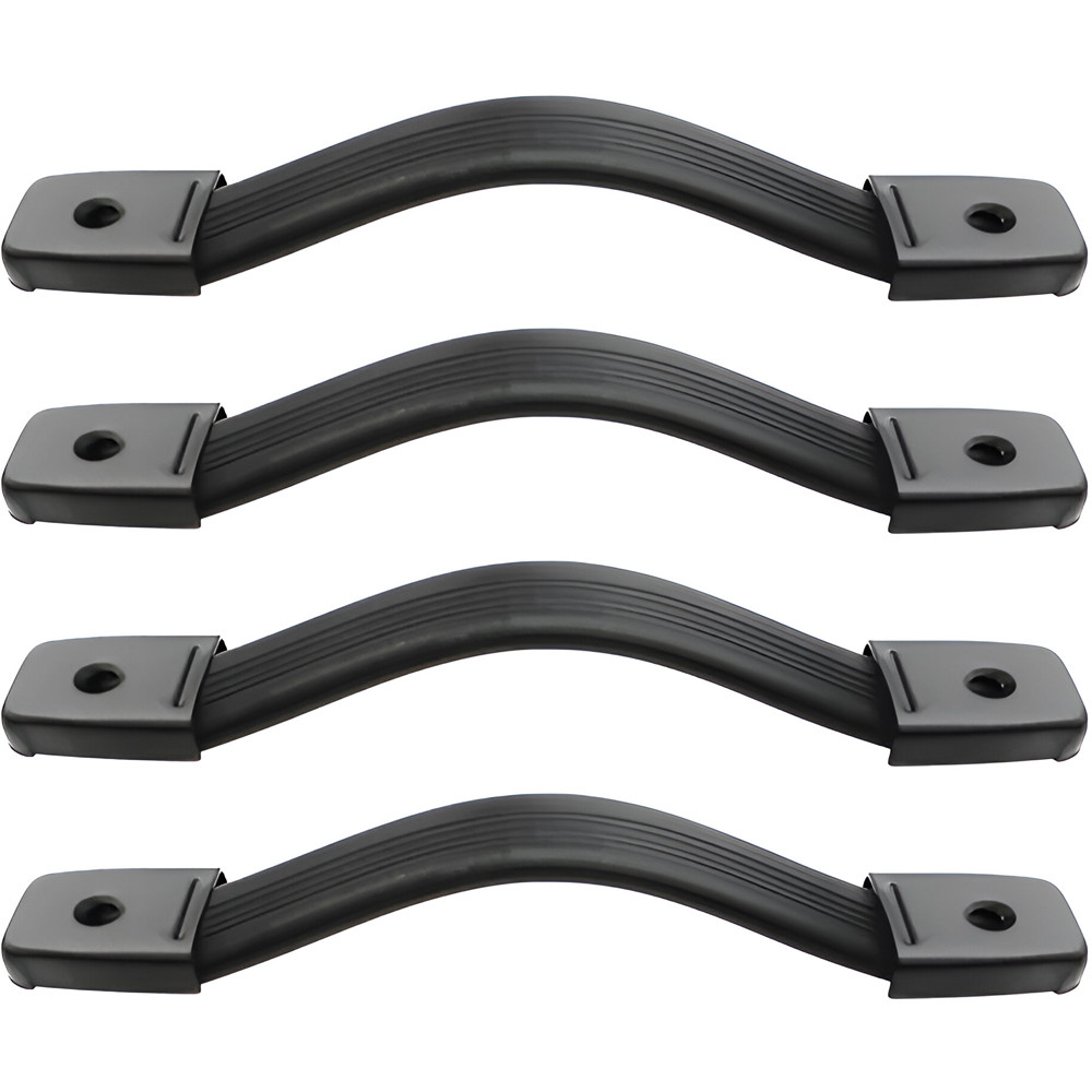 Kit Com 04 Alças Plana De Transporte Santo Angelo Para Case Amplificador 19cm