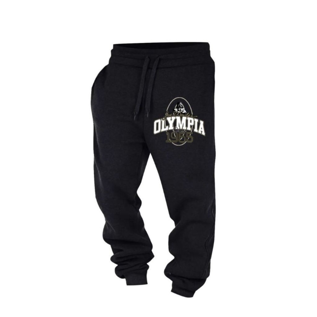 Calça Moletom Olimpia Maromba Fit Academia Treino Moda Unissex Confortável Estilo Flanelado