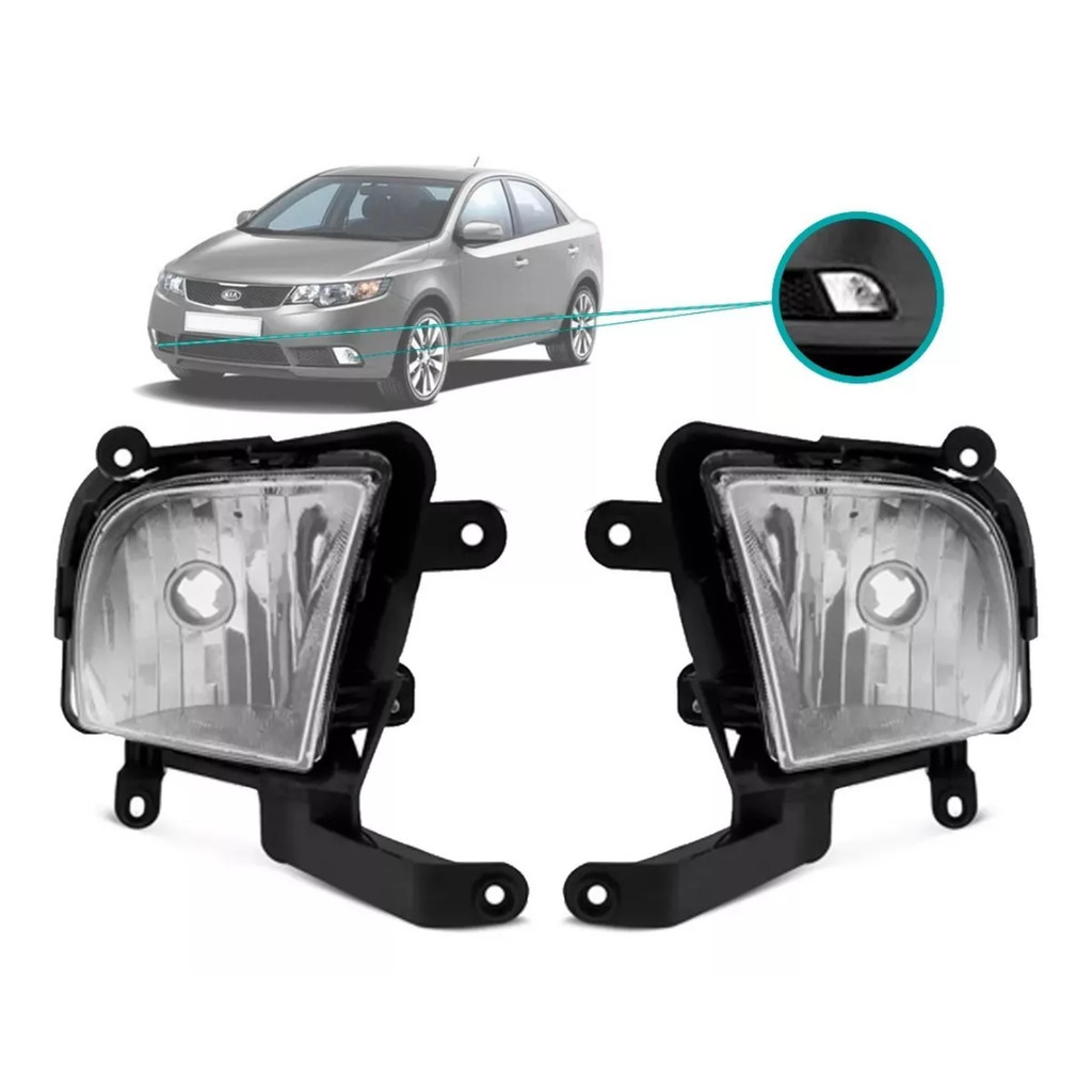 Par Farol Milha Kia Cerato 2009 2010 2011