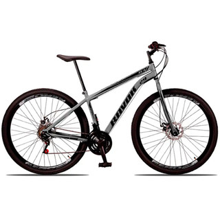 Bicicleta Aro 29 Ravok 21 Velocidades Aço Carbono Freios a Disco Passeio MTB Urbana