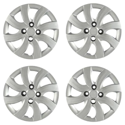 Calota Aro 14" cor Prata Mod Palio Attractive 12/13 (Jogo c/ 4 Calotas) Grid - 094CB-PTA-E