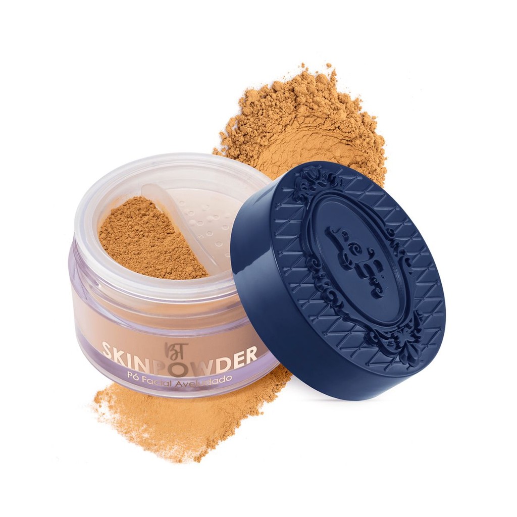 Pó Facial Solto BT Skinpowder Amber Bruna Tavares – Marrom Caramelo com Acabamento Natural