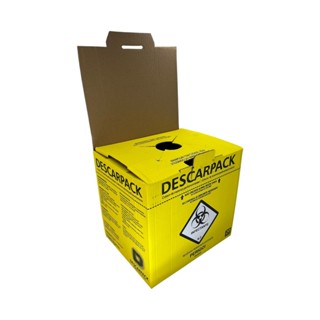 Caixa Coletora Perfuro Cortante 20 litros und Descarpack em Oferta na Shopee