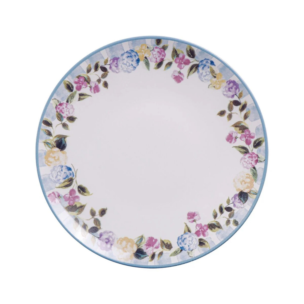 Pratos Raso Refeição 25cm Aura Tramontina Jantar Porcelana Florido	 em Oferta na Shopee