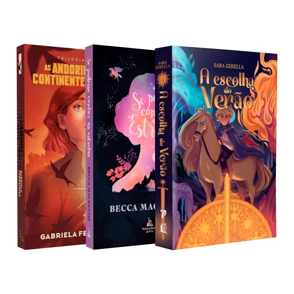 As Andorinhas de Um Continente em Chamas + Se Pudesse Contar As Estrelas + A Escolha do Verão em Oferta na Shopee