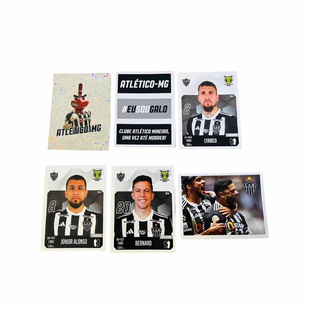Figurinhas Avulsas do Kit Upgrade 1 e 2 -  Álbum Brasileirão 2024 - Atlético MG