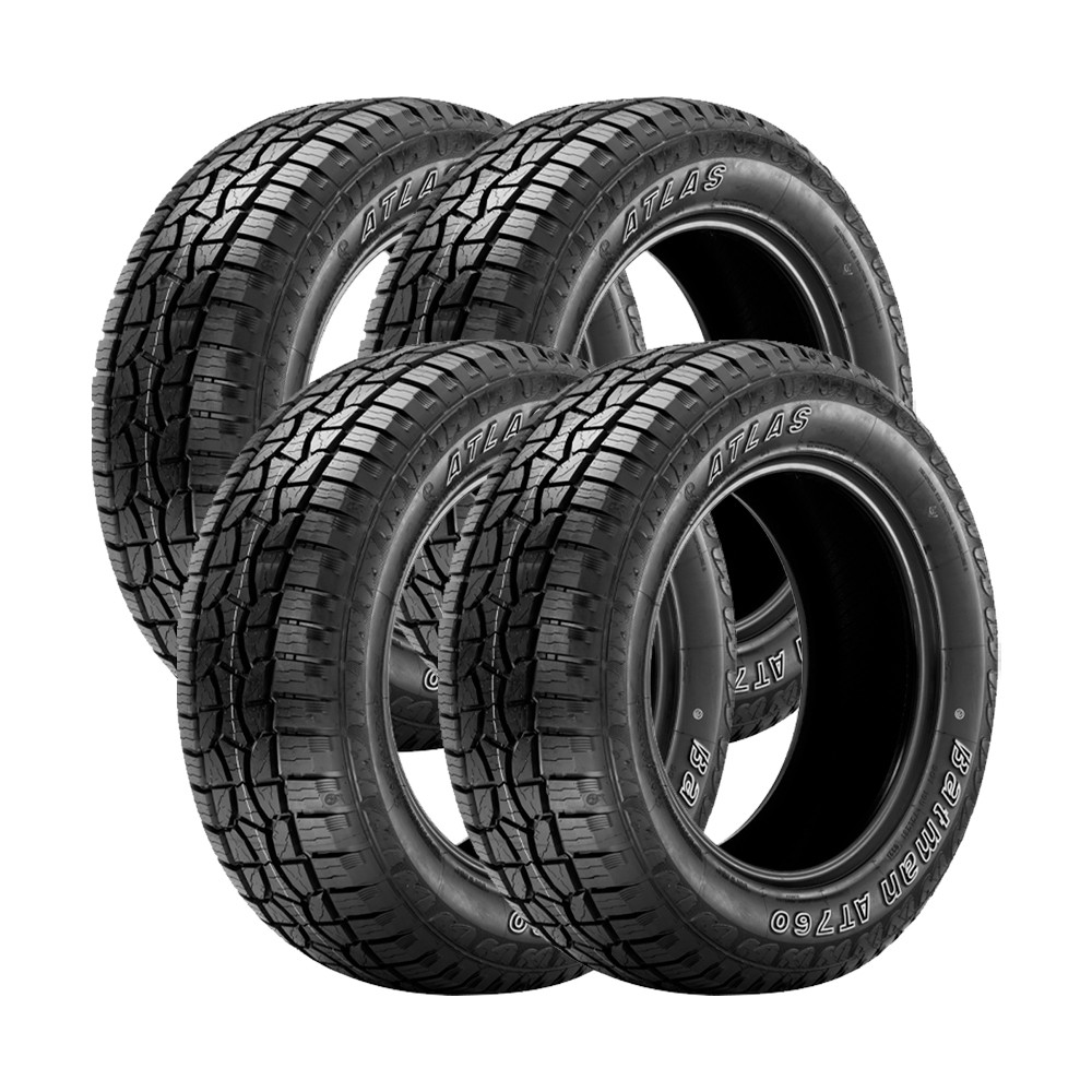 Jogo 4 Pneus Atlas Aro 16 AT760 235/70R16 106T - Letras Brancas em Oferta na Shopee