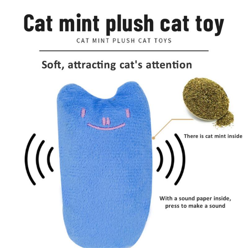 Rustle Sound Catnip Toy Cats Produtos Para Animais De Estimação Brinquedos De Gato Fofos Kitten Teeth Grinding Cat