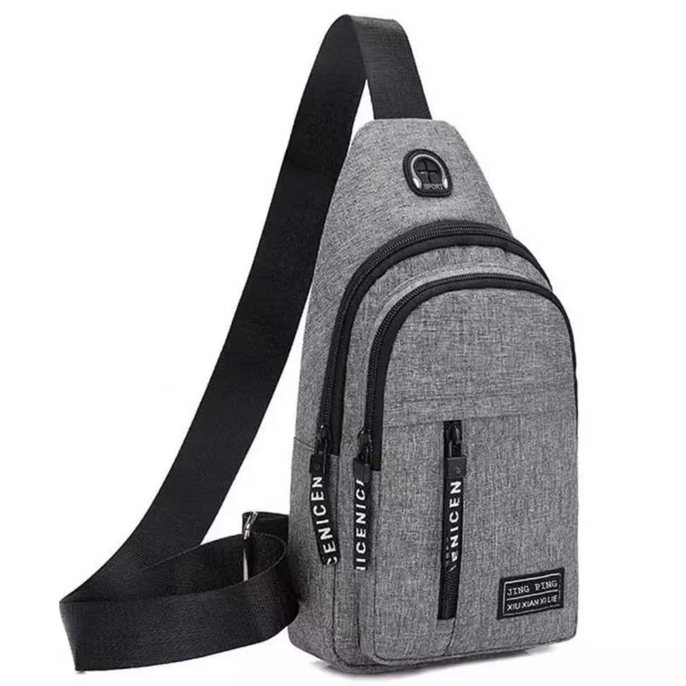 mochila masculina impermeável bolsa de ombro pequena FANG em Oferta na Shopee