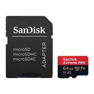 Cartão Memória MicroSd Sandisk 64gb Micro Sd Extreme Pro+Adp