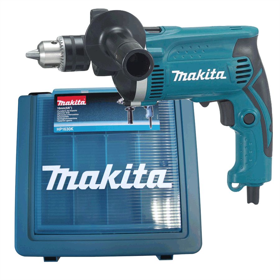 Furadeira de Impacto 13mm 710 Watts e Maleta HP1630K Makita em Oferta na Shopee