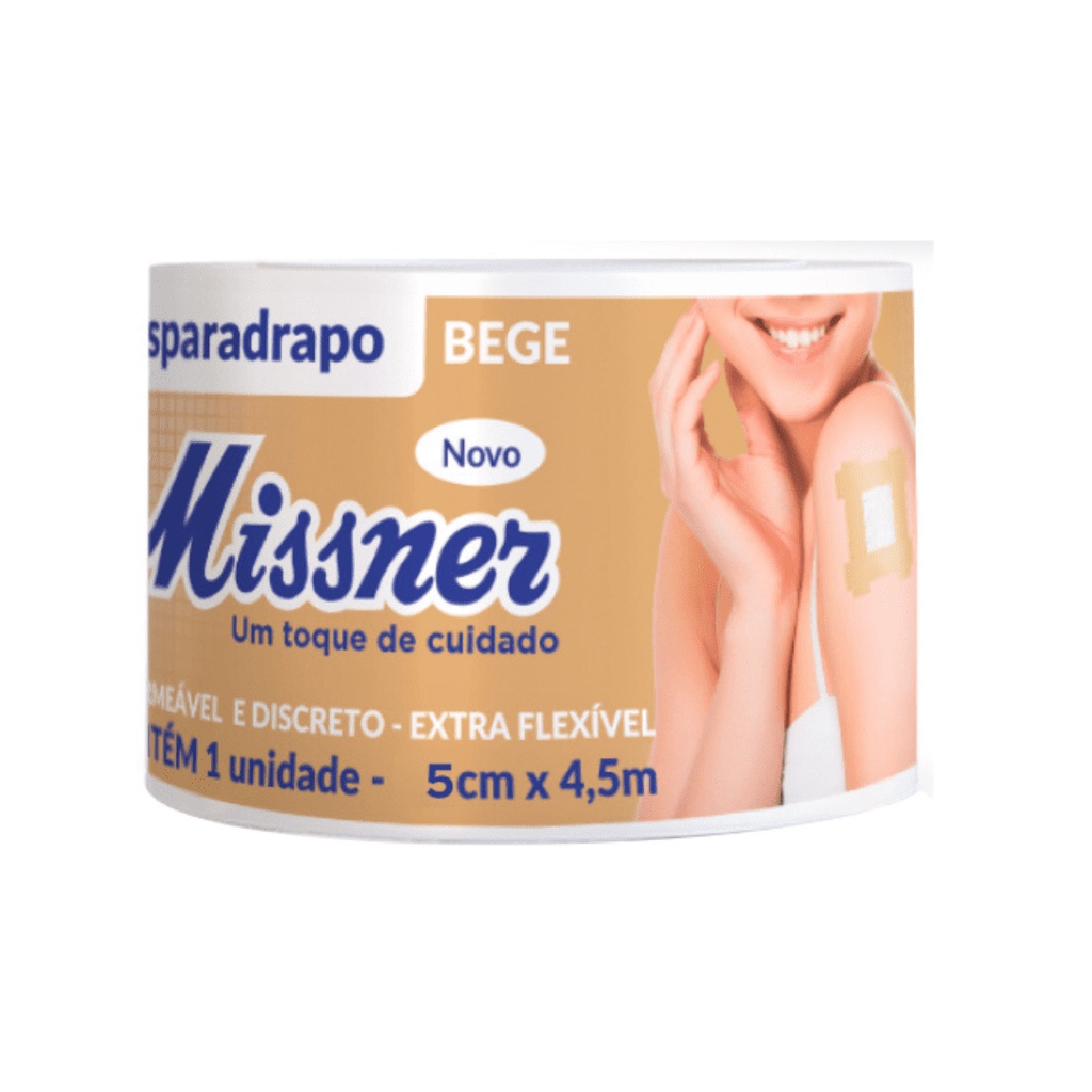 Esparadrapo Bege 5cm x 4,5m - Missner