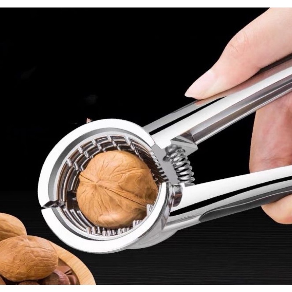 Quebra Nozes Descascador Abridor Castanha  Metal16 cm X 5 cm. 16 cm X 5 cm. kehome em Oferta na Shopee