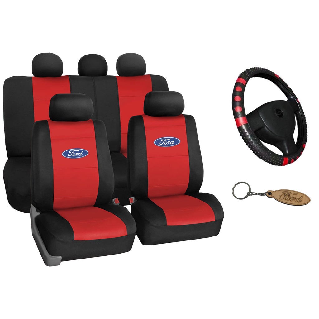 Capa Para Banco Automotivo Couro Ford Ka Escort Ecosport Fiesta Focus Verona + Volante em Oferta na Shopee