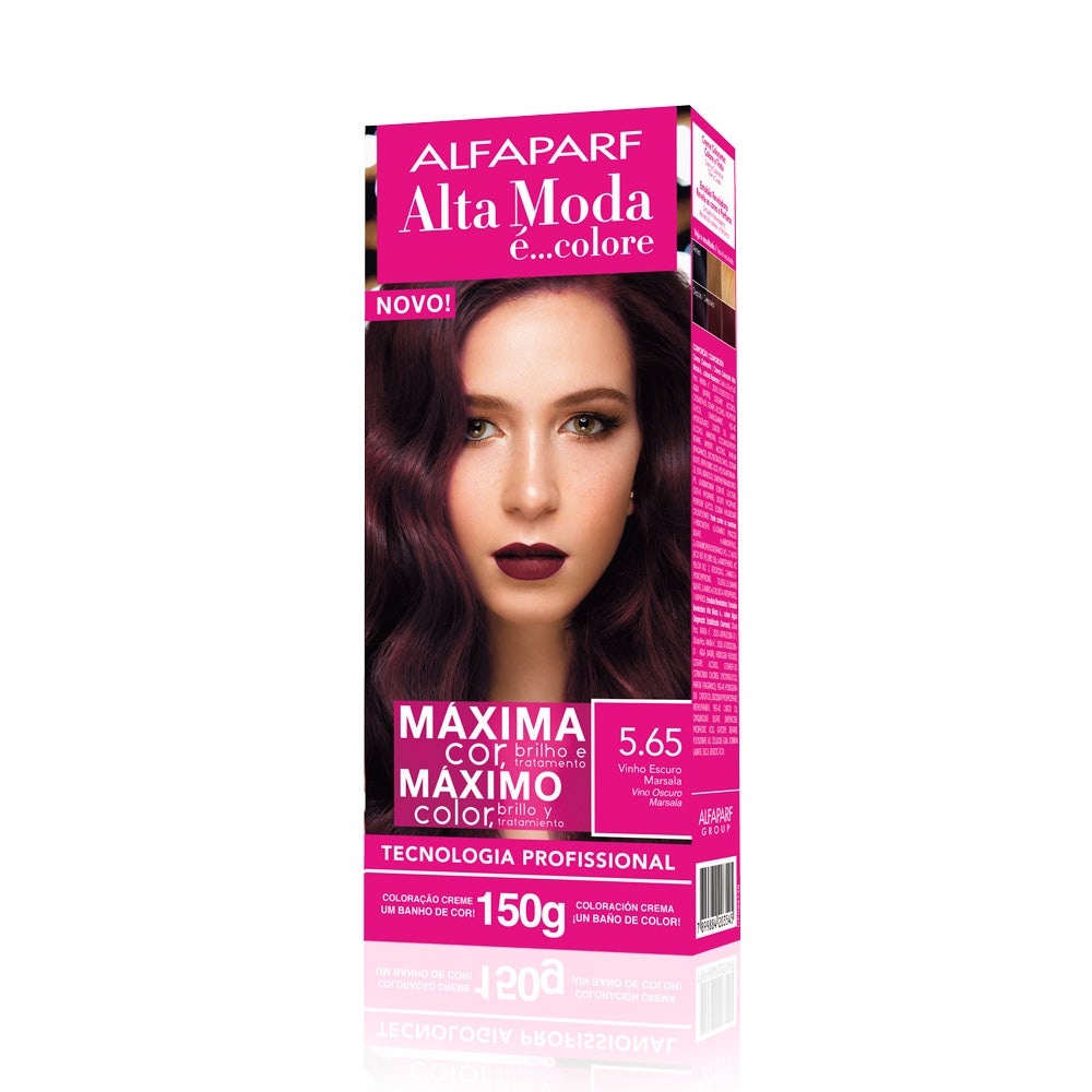 Tintura Alta Moda 5.65 Vinho Escuro Marsala - Beauty