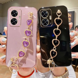 Capa Traseira Em Silicone Macio Moto E20 E22 E7 E6 E6S Plus Luxo Flash Rhinestone Pulseira Corrente