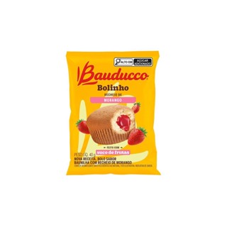 Bolinho Baunilha com Morango Bauducco 40g